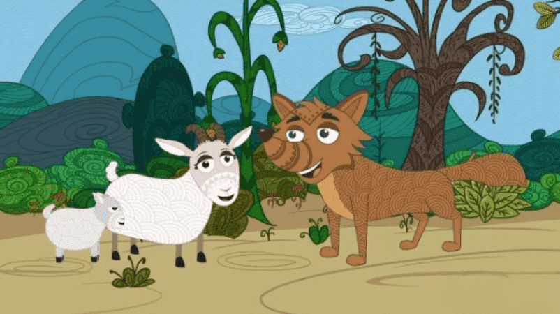 The Clever Goat and the Gullible Predators