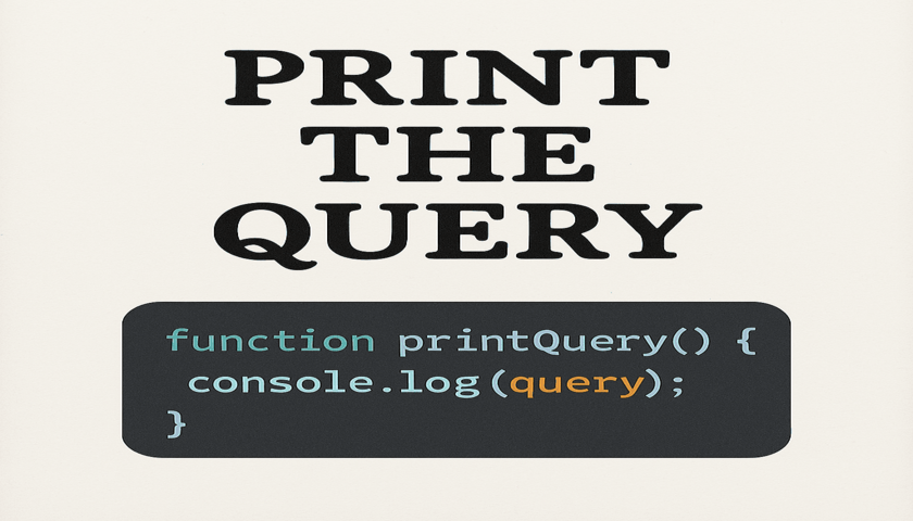 Different ways to print SQL queries in Laravel